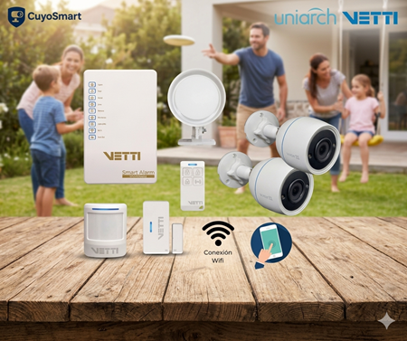ALARMA INALÁMBRICA WIFI + 2 CÁMARAS WIFI DE EXTERIOR